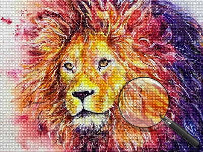 Lion 5D DIY Diamond Painting Kits DPLIOW116