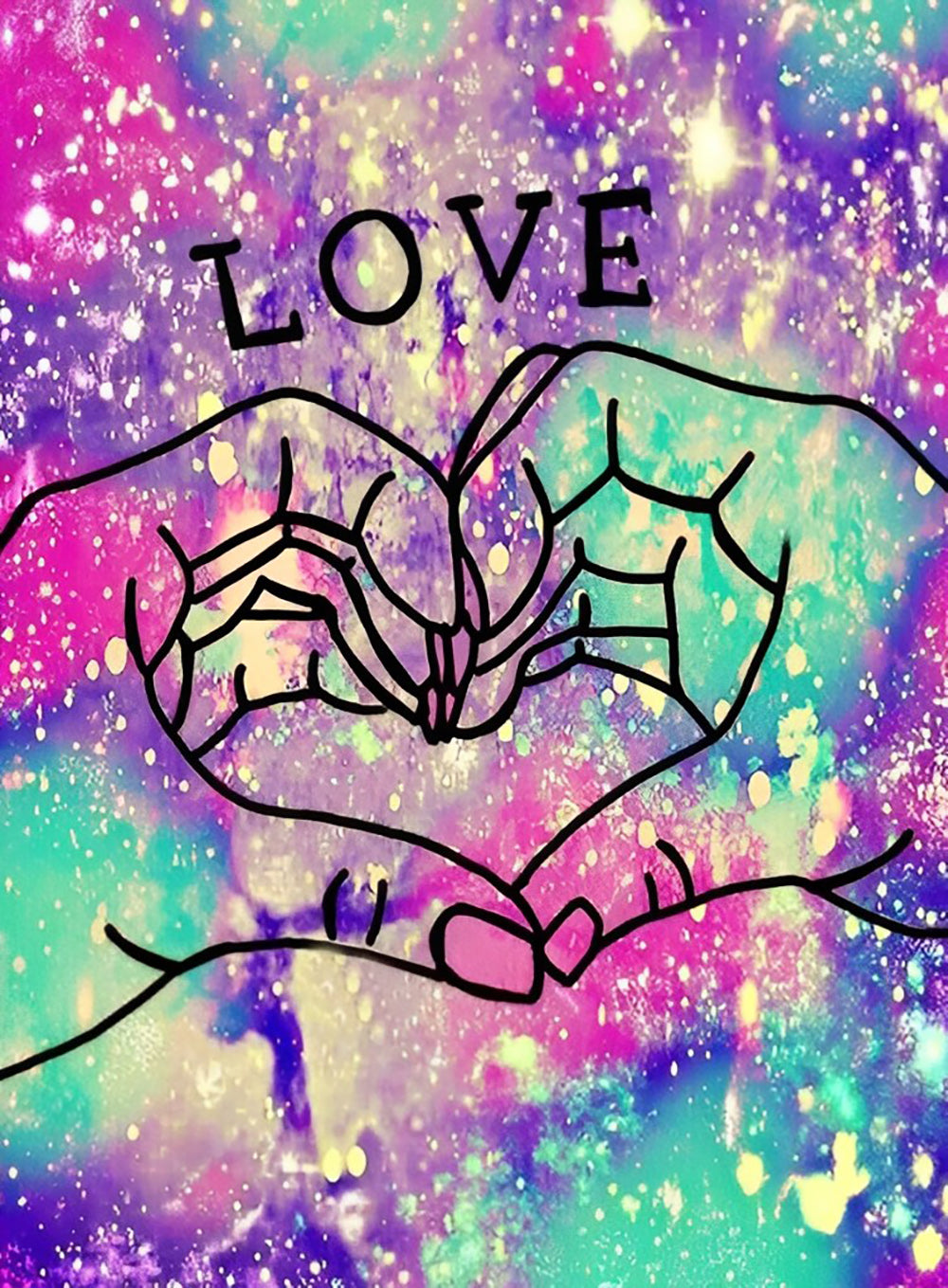 Arm Lines Forming a Heart Diamond Painting