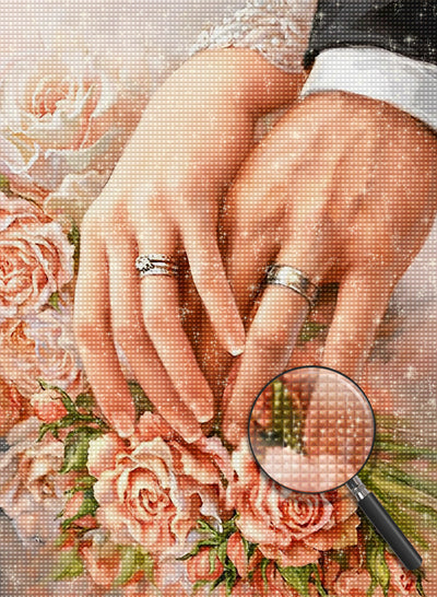 Couple and Roses 5D DIY Diamond Painting Kits