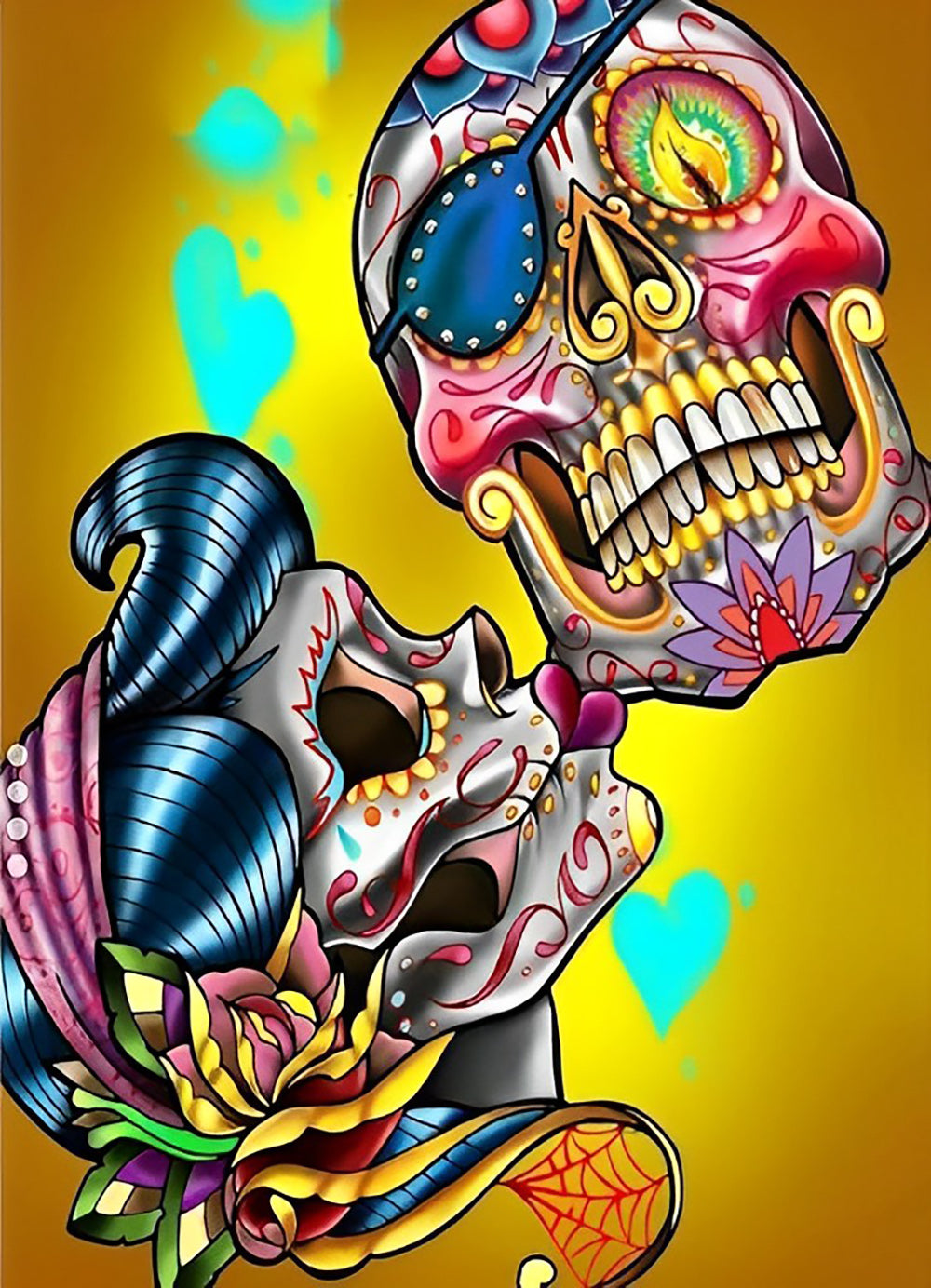 Pirate Skull Diamond Painting