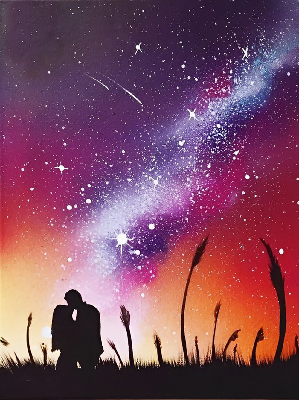 Couple and Starry Sky Diamond Painting