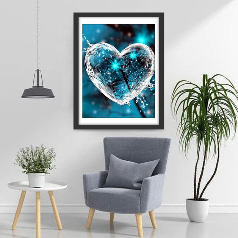 Ice Heart Diamond Painting