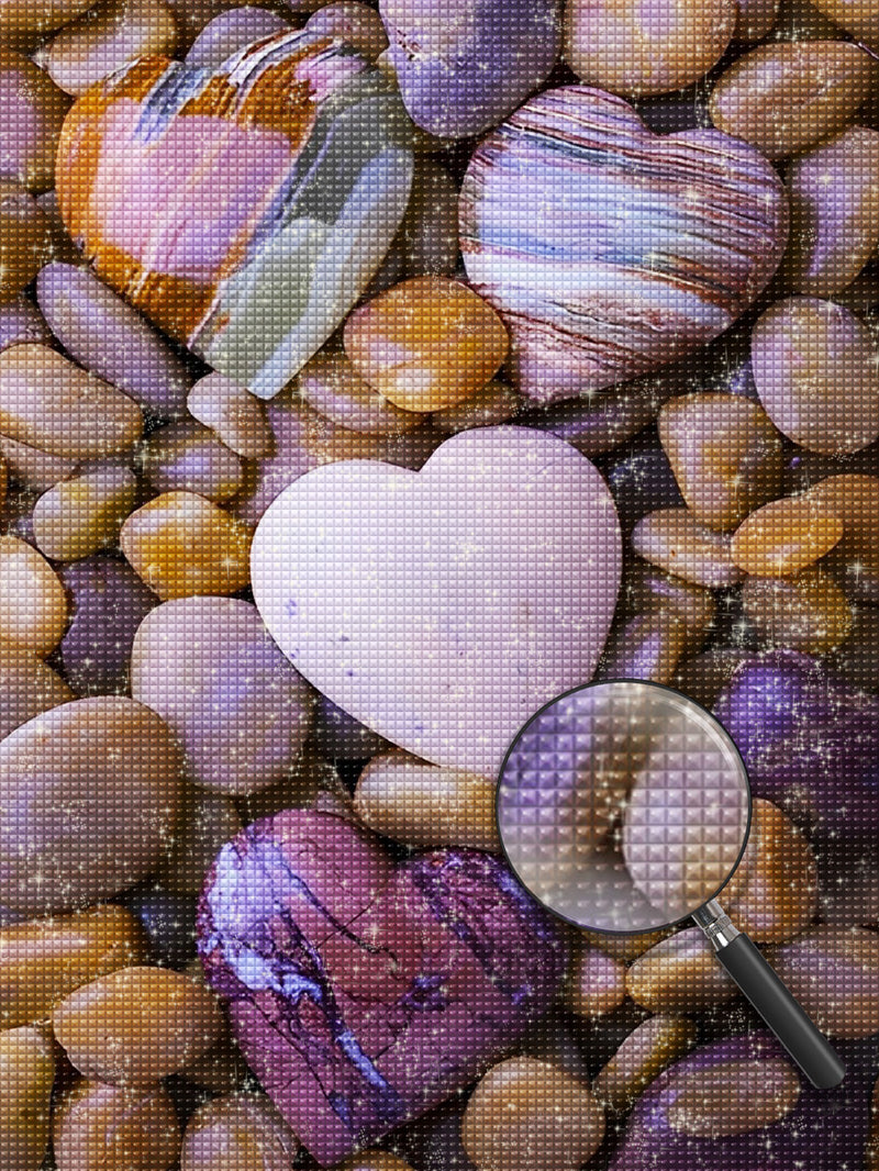 Heart Shaped Stones 5D DIY Diamond Painting Kits