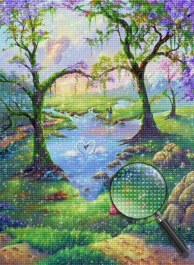 Landscape of Love Diamond Painting