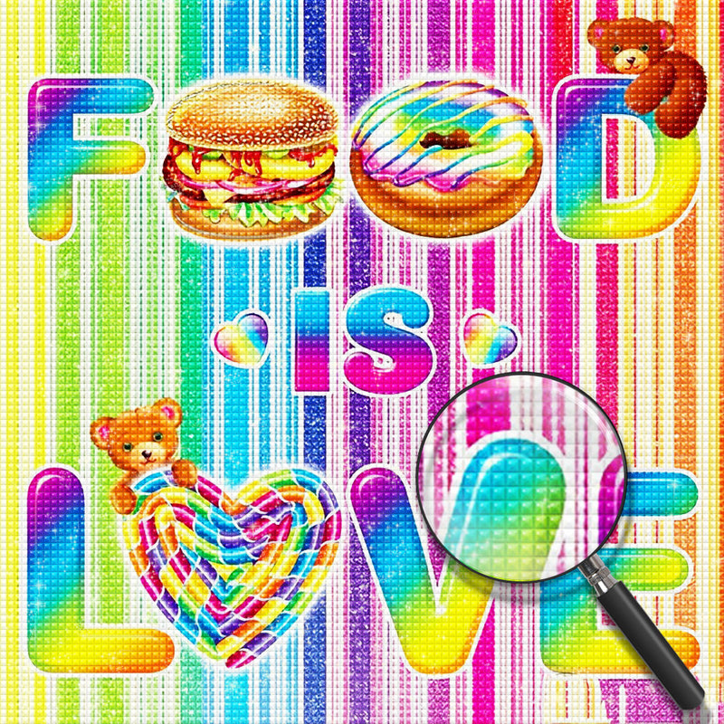 Food is Love Diamond Painting