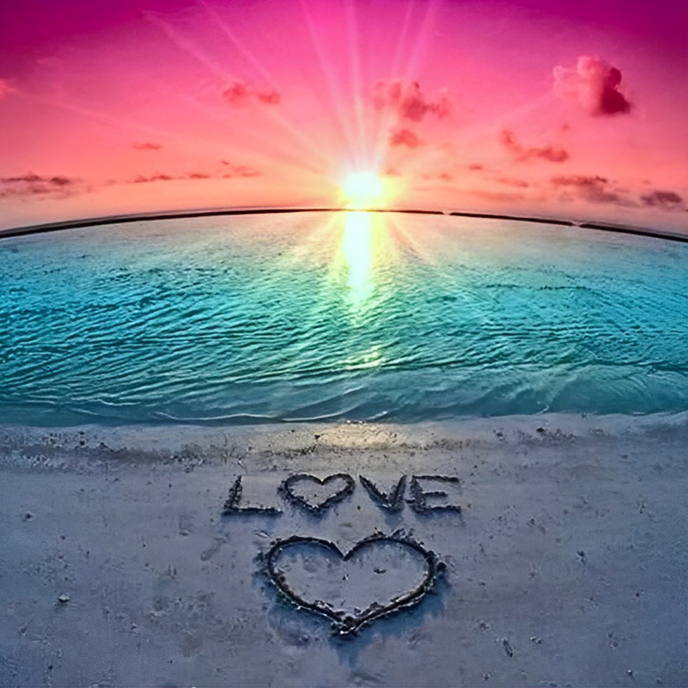 Heart of Love and the Sea Diamond Painting