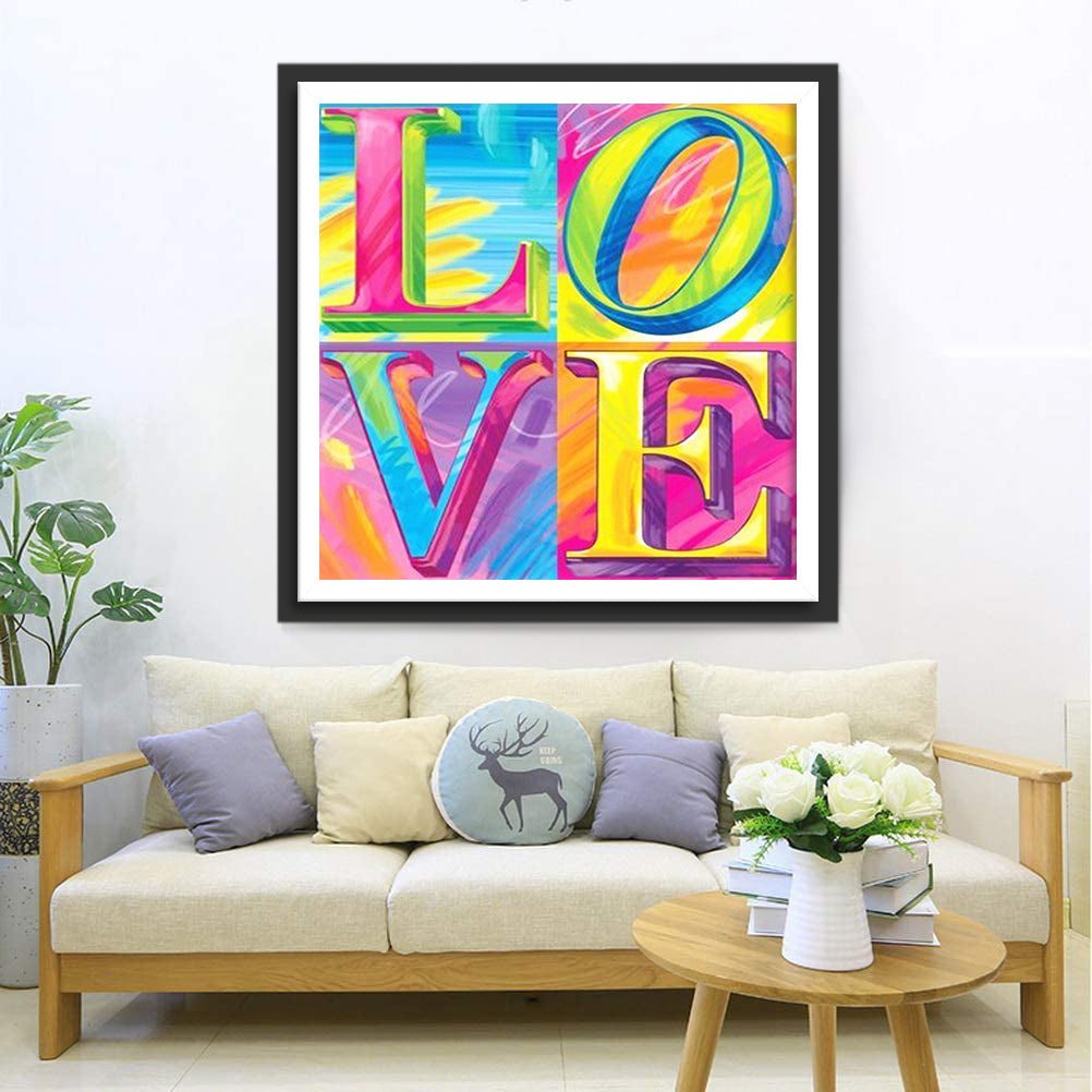 Vibrant Love Diamond Painting