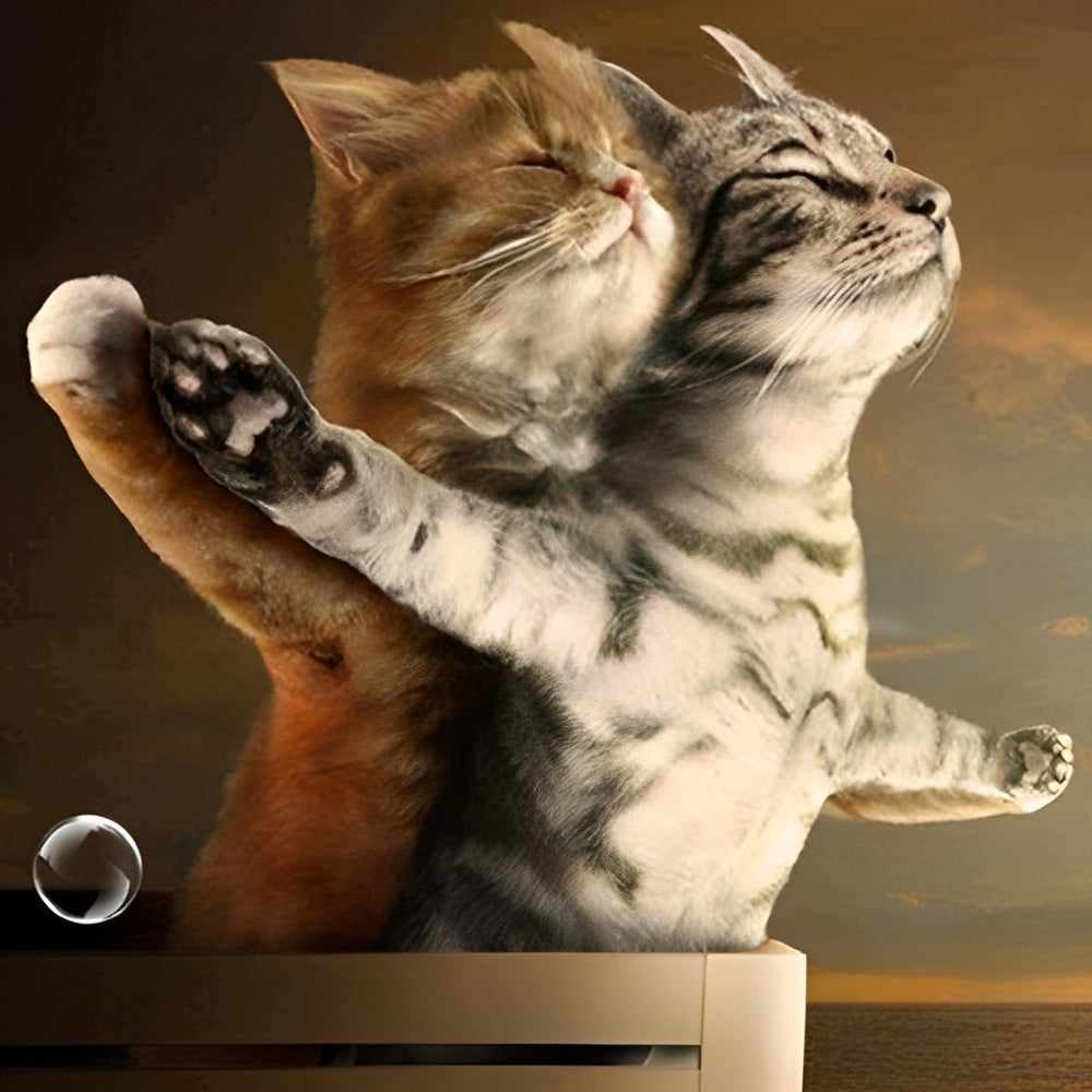 Kitten Titanic Diamond Painting