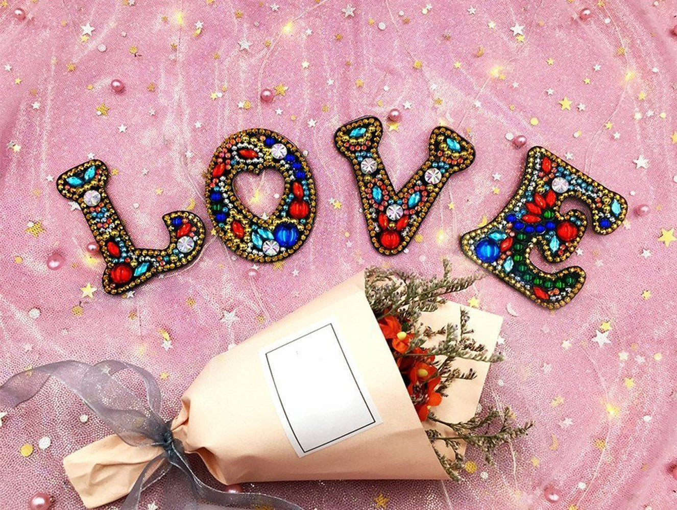 Valentine's Day Bouquet Diamond Painting