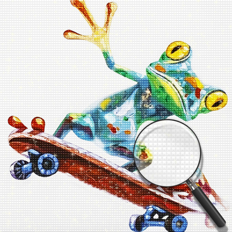 Harlequin Frog Diamond Painting