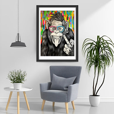 Chimpanzee Hip-Hop 5D DIY Diamond Painting Kits