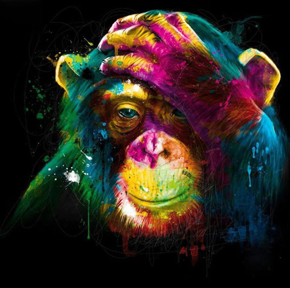 Chimpanzee Diamond Painting