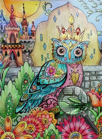 Owl Queen Diamond Painting