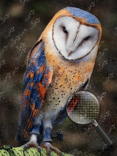 Owl 5D DIY Diamond Painting Kits DPOWLH13