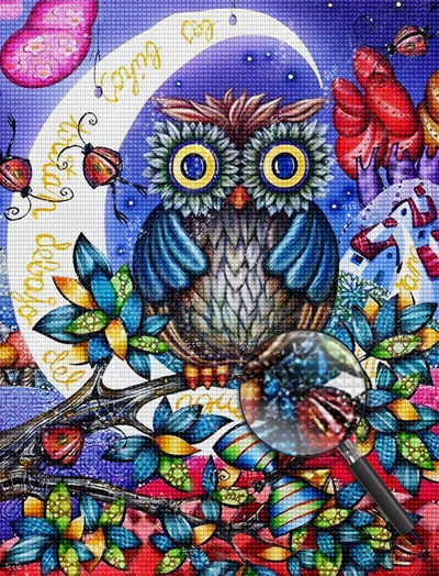 Fantastic Owl 5D DIY Diamond Painting Kits