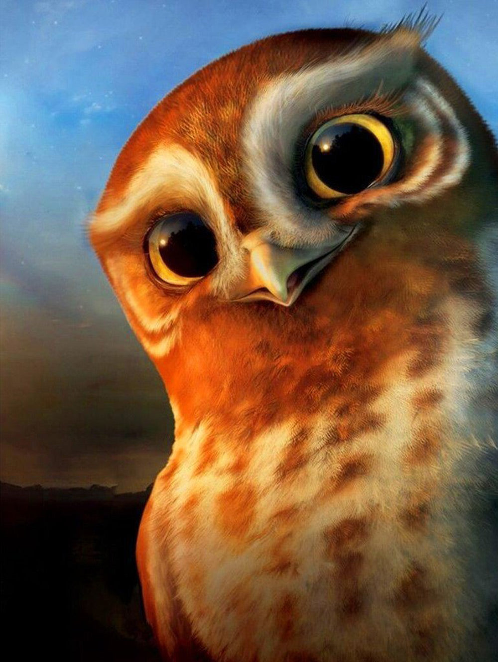 Benevolent Owl Diamond Painting