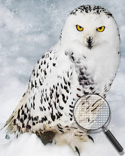 Snowy Owl on the Snow 5D DIY Diamond Painting Kits