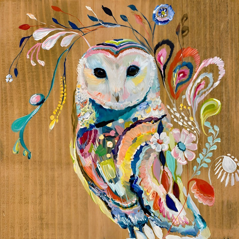 Owl Style Oil Painting Diamond Painting