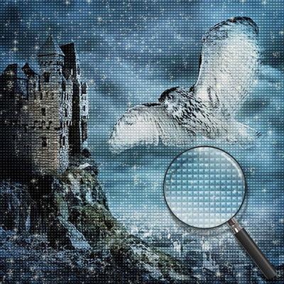 Owl and Castle 5D DIY Diamond Painting Kits