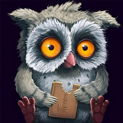 Owl 5D DIY Diamond Painting Kits DPOWLSQR117