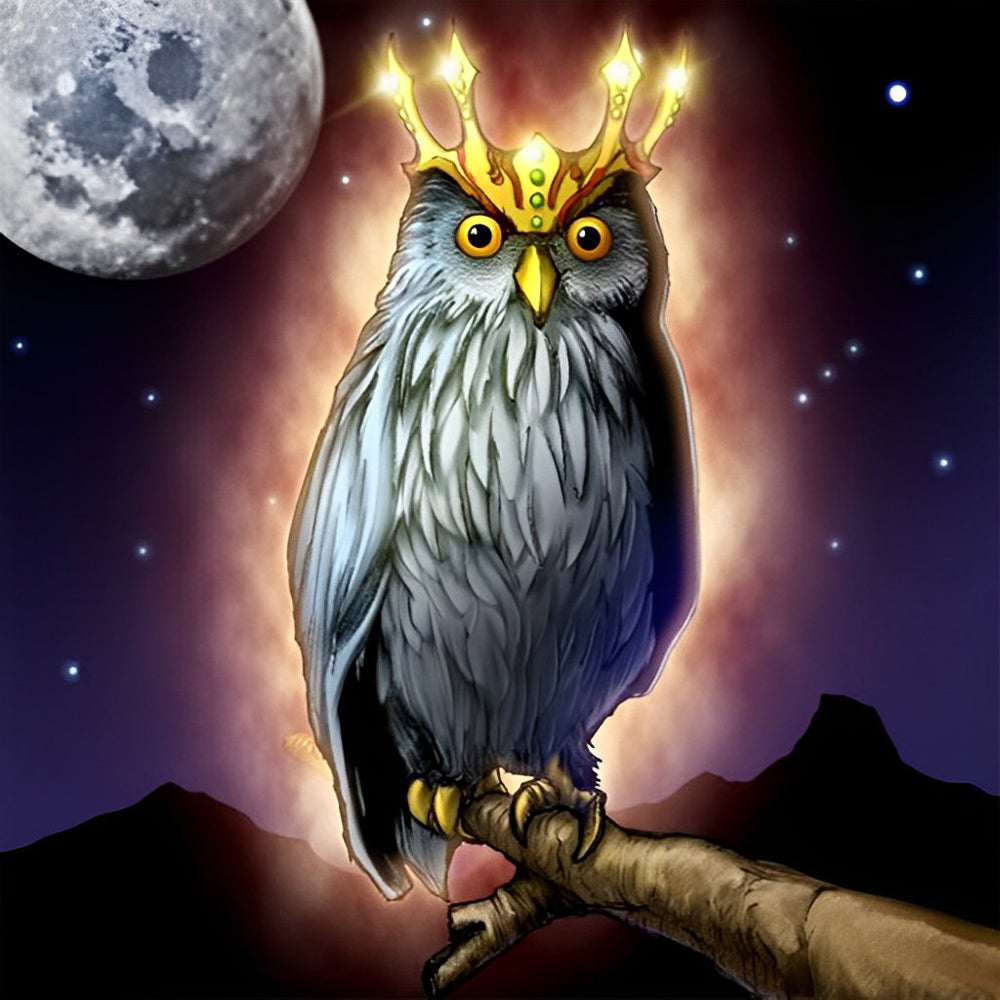 The Owl King Diamond Painting