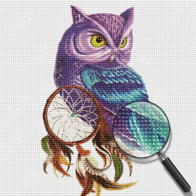 Owl 5D DIY Diamond Painting Kits DPOWLSQR128