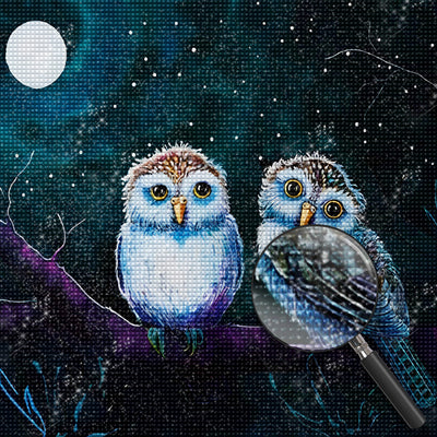 Owl 5D DIY Diamond Painting Kits DPOWLSQR130