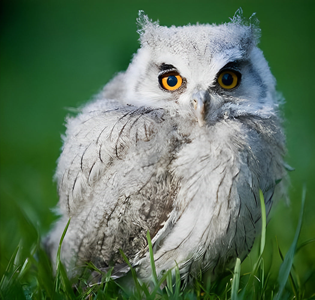Little White Owl Diamond Painting