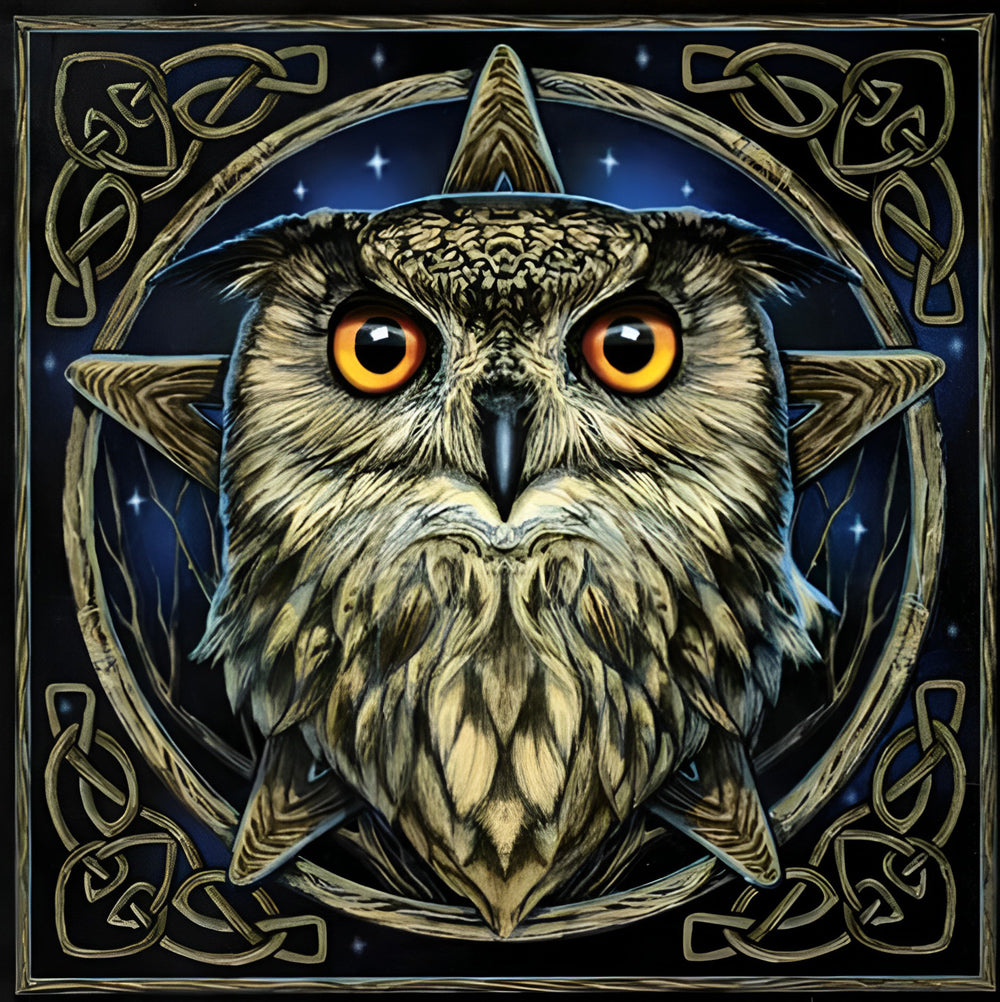 Owl and Tarot Diamond Painting