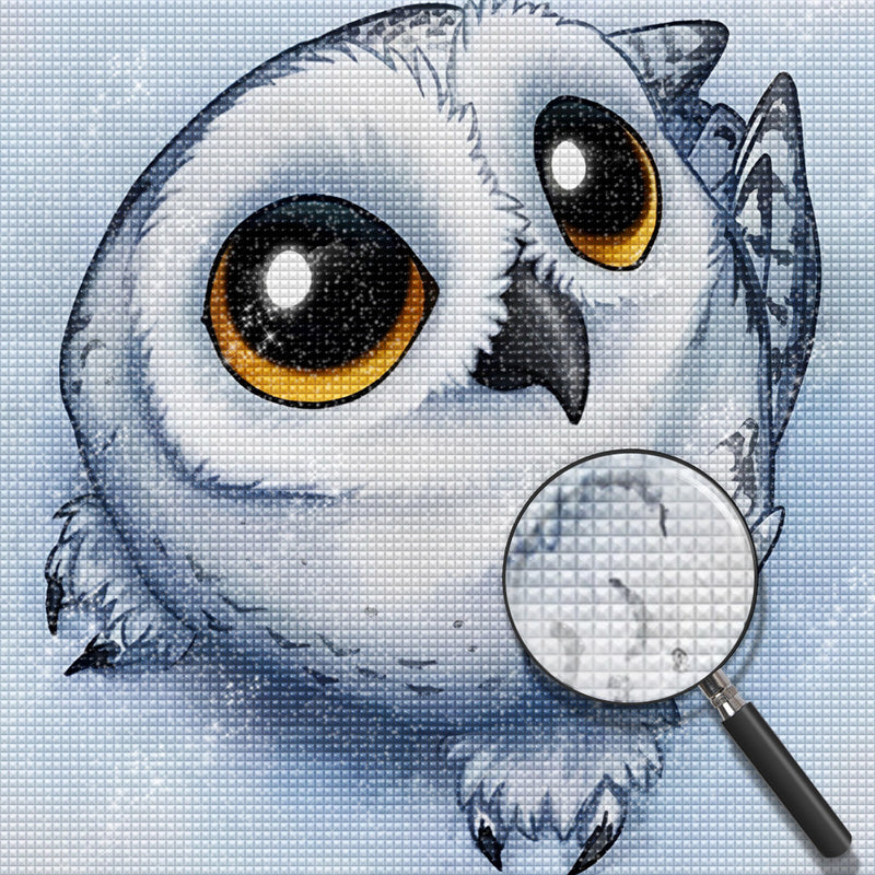 Owl 5D DIY Diamond Painting Kits DPOWLSQR133