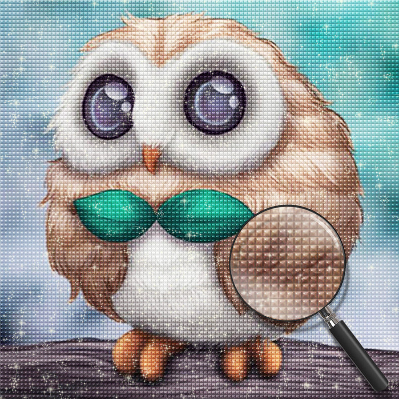 Owl 5D DIY Diamond Painting Kits DPOWLSQR17