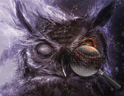 One-Eyed Owl 5D DIY Diamond Painting Kits