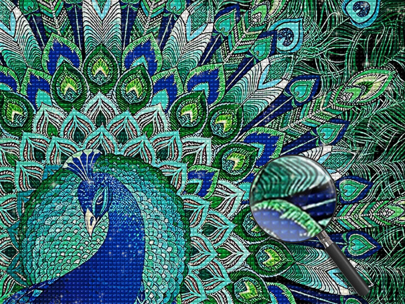Peacock 5D DIY Diamond Painting Kits DPPEAW1