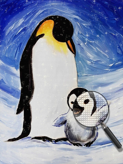 Penguin 5D DIY Diamond Painting Kits DPPENH13