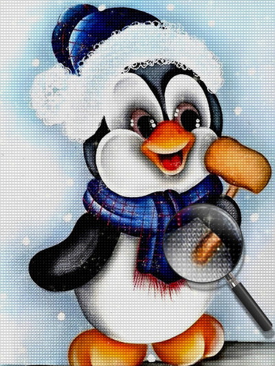Penguin in the Snow 5D DIY Diamond Painting Kits