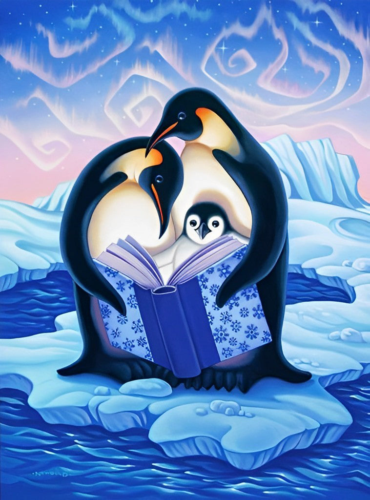 Penguin Family Diamond Painting