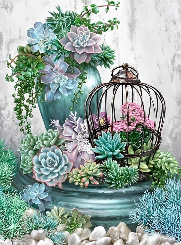 Succulent Plants Diamond Painting