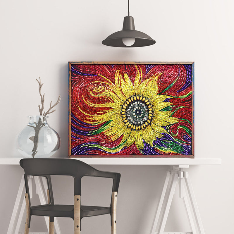 Sunflower Special Shaped Drills Popular Diamond Painting