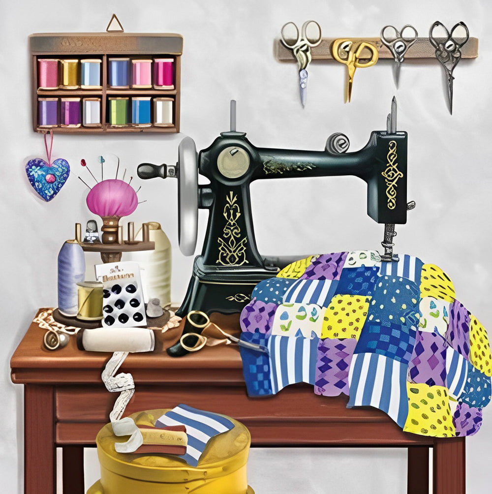 Sewing Machine Diamond Painting