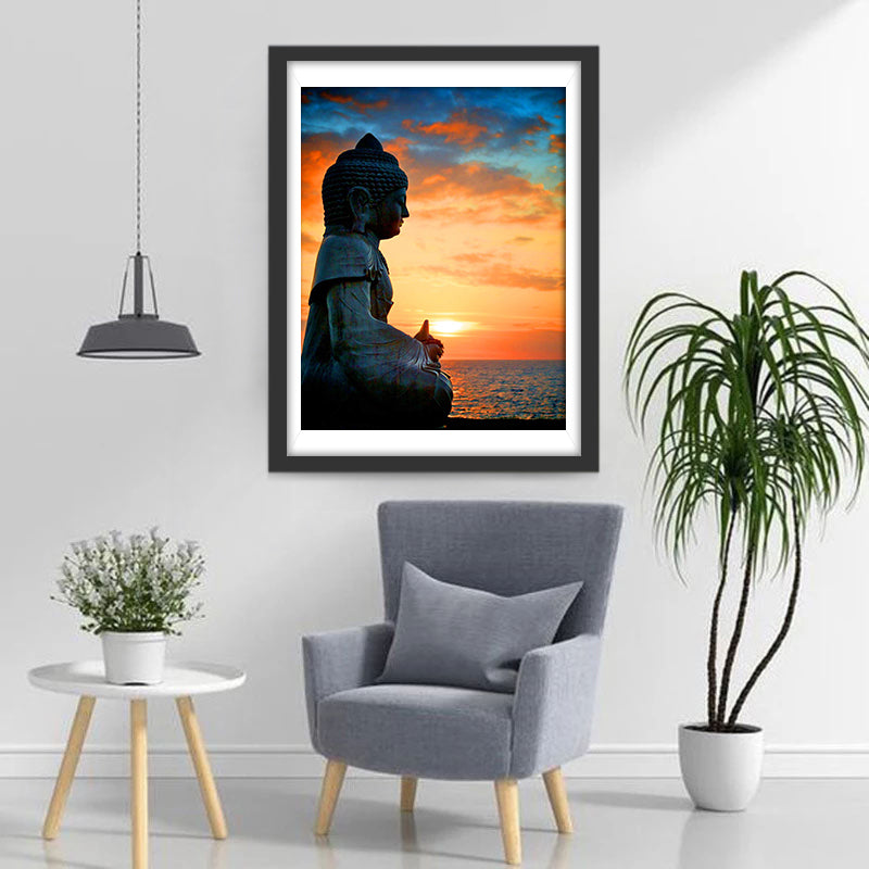 Buddha at Sunset Diamond Painting