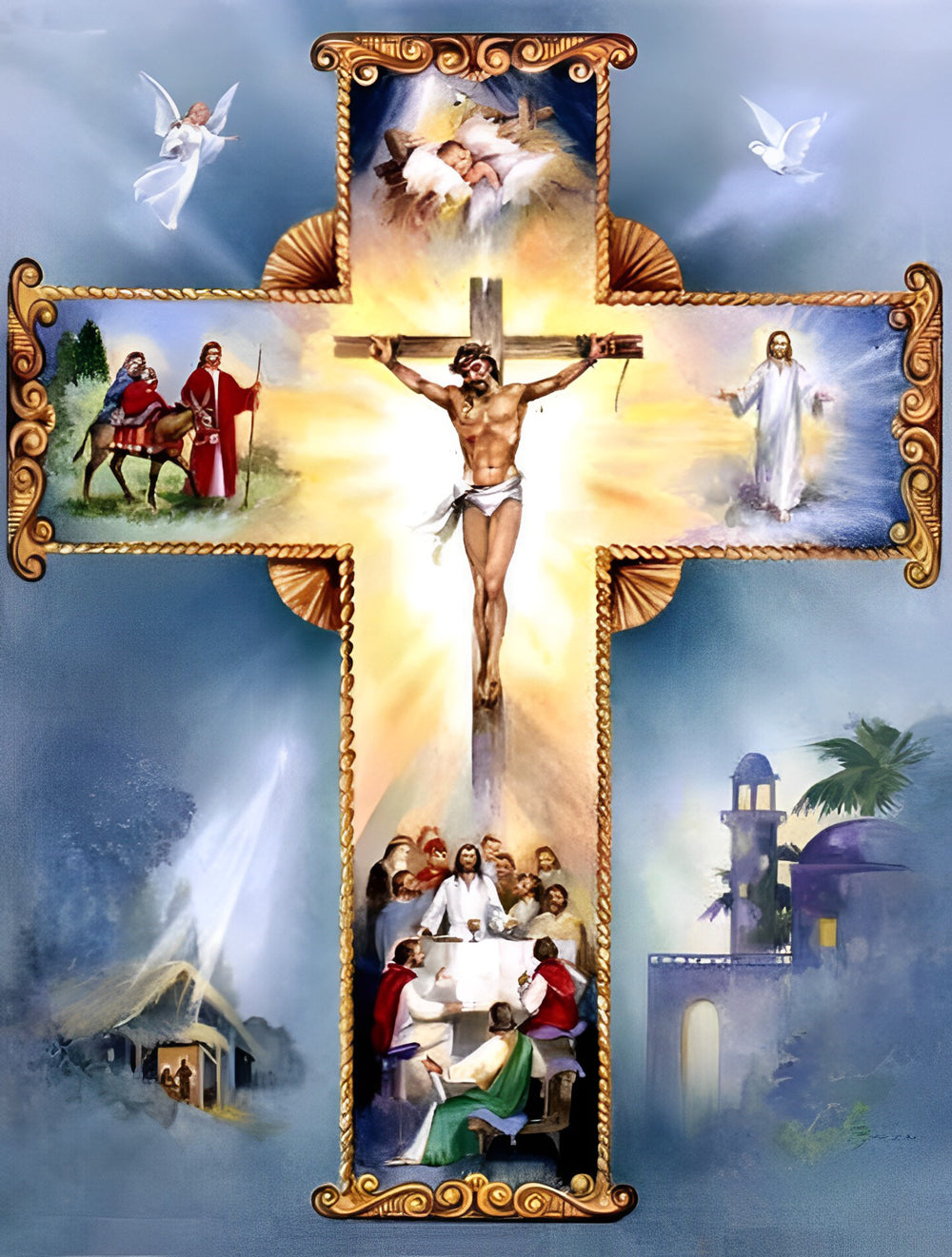 Passion of Christ and the Cross Diamond Painting