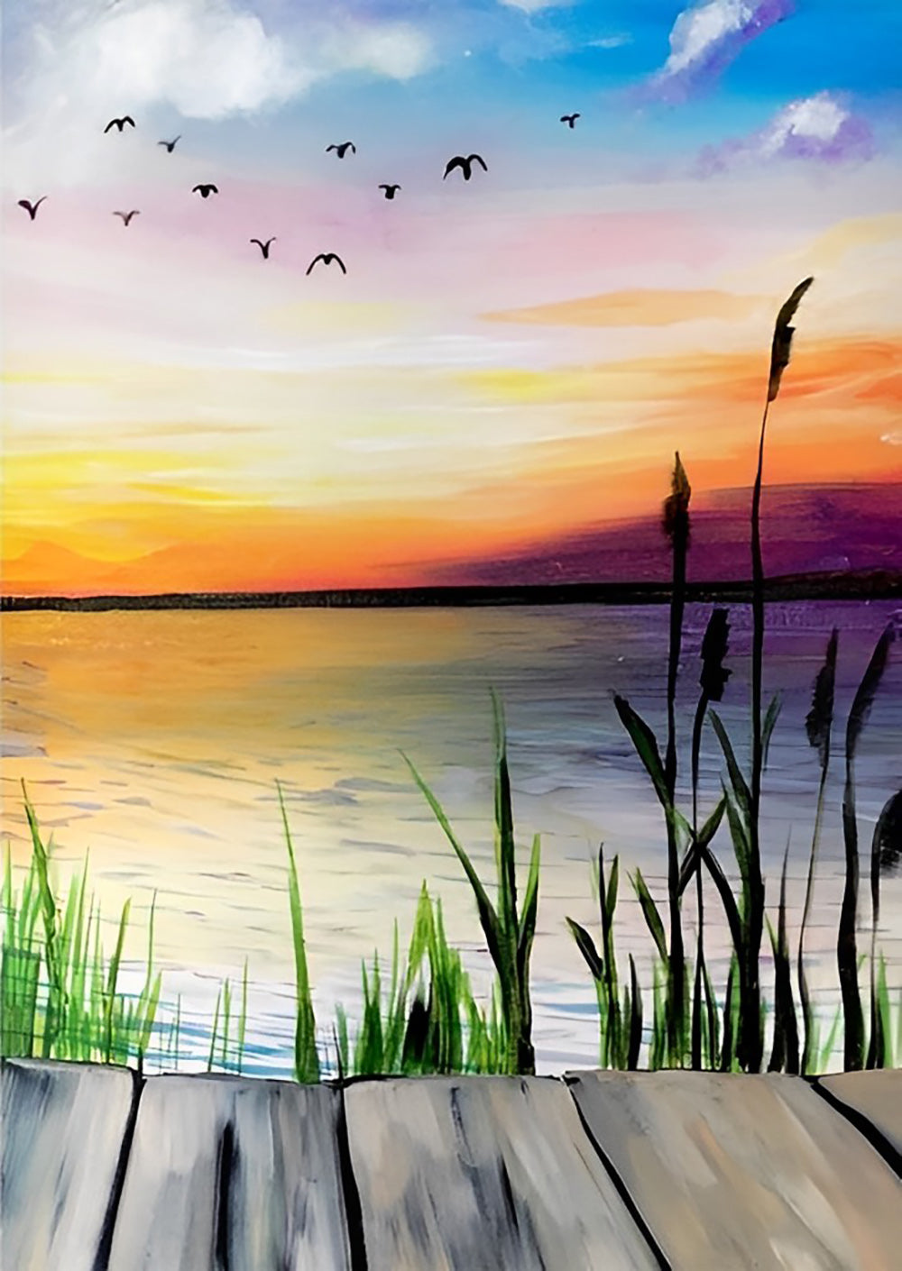 Common reeds Diamond Painting