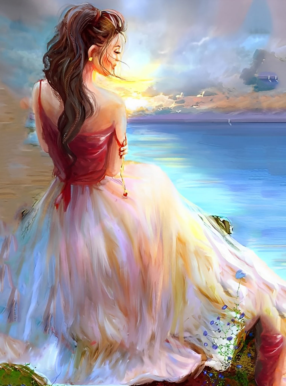 Sea and Beautiful Diamond Painting