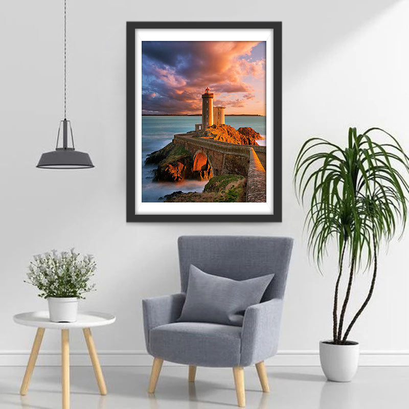 The Lighthouse under the Sun Diamond Painting