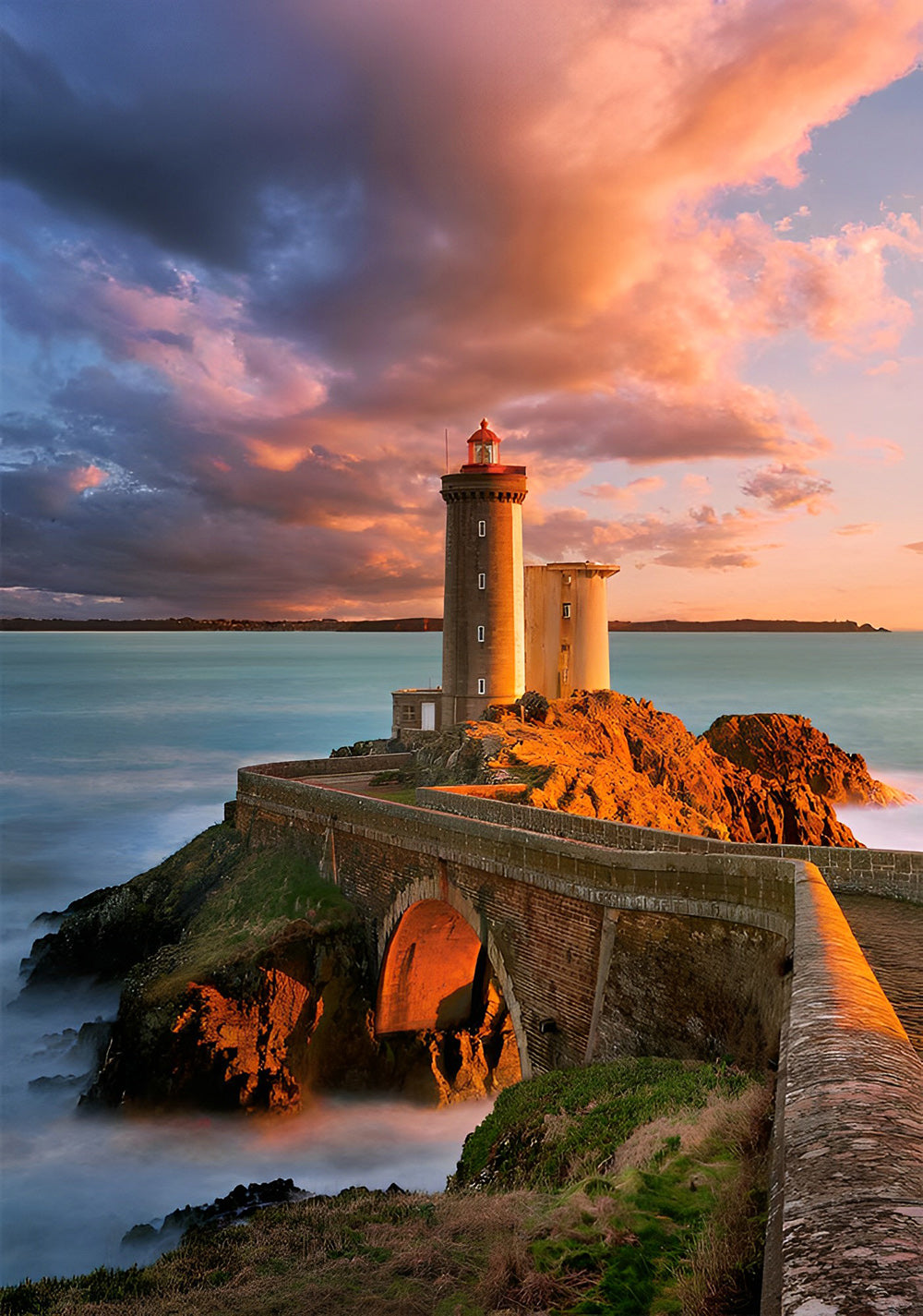 The Lighthouse under the Sun Diamond Painting