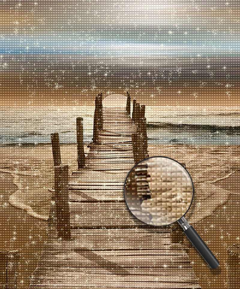 The Quay and the Beach 5D DIY Diamond Painting Kits