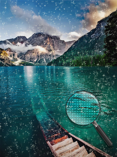 Magnificent Lake and Mountains Diamond Painting