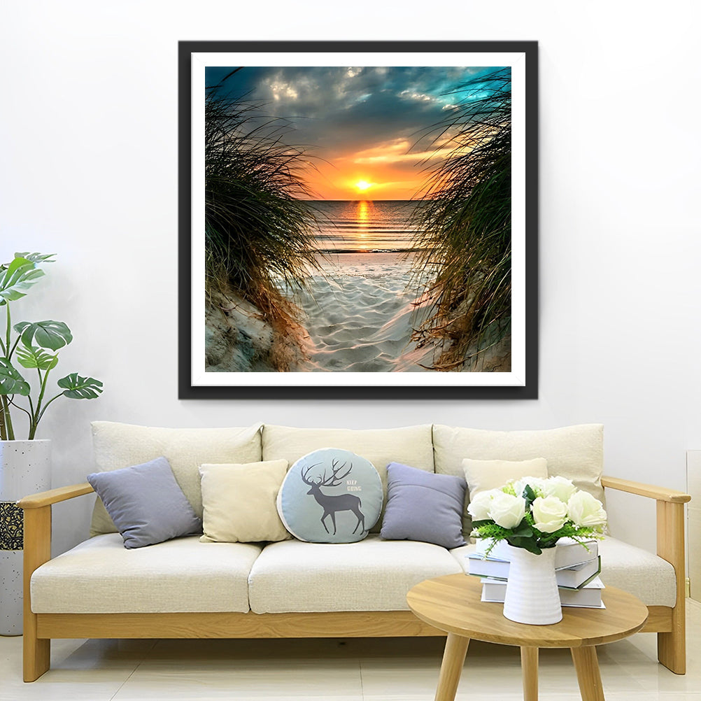Beach and Sun Diamond Painting