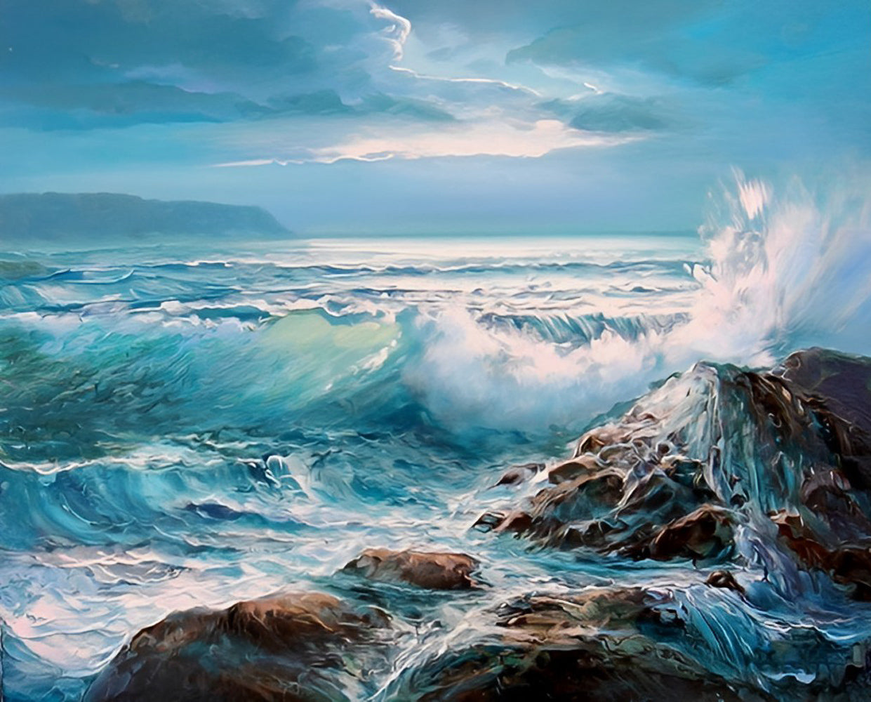 Waves and Reefs Diamond Painting