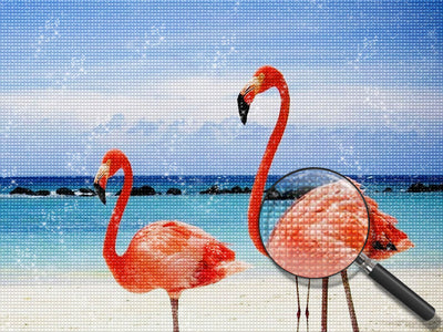 Flamingos by the Sea 5D DIY Diamond Painting Kits
